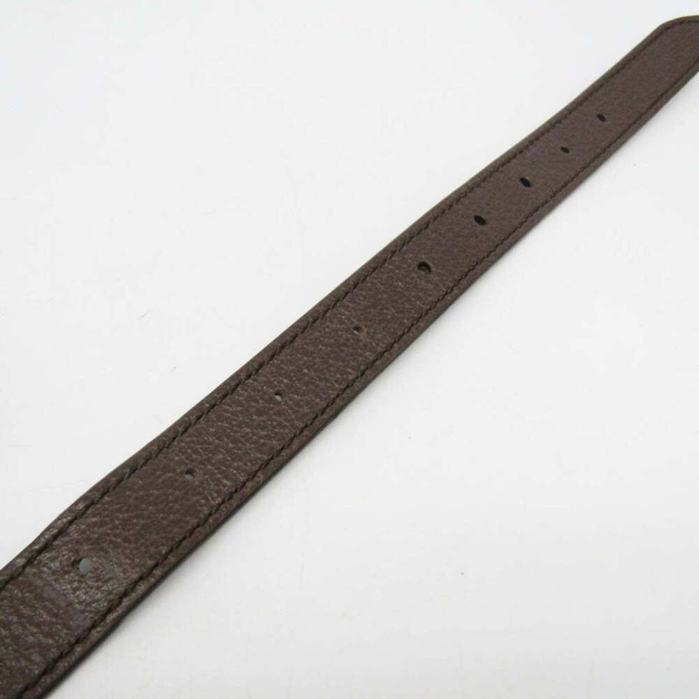 GUCCI Authentic Brown Leather Shoulder Bag - Picture 9 of 14